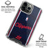 NBA Los Angeles Clippers Distressed Red iPhone 15 Pro Clear Case
